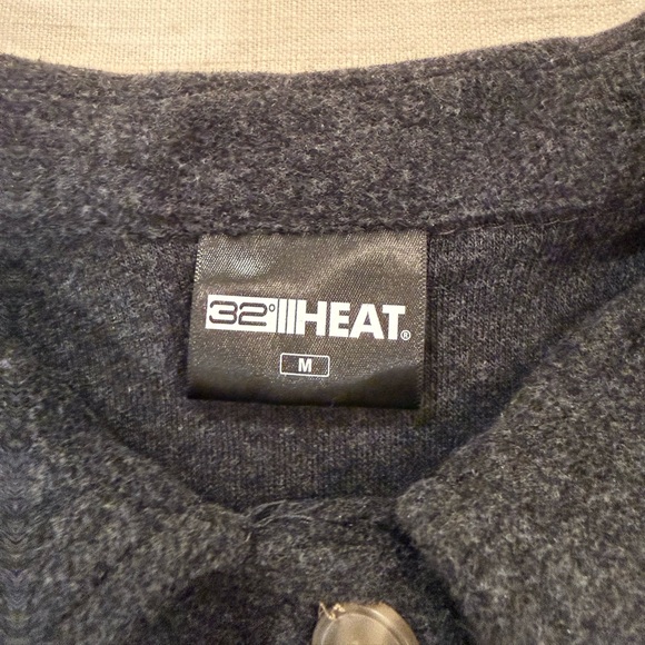 32 Degrees Charcoal Button Down Shirt for Women - Picture 4 of 7